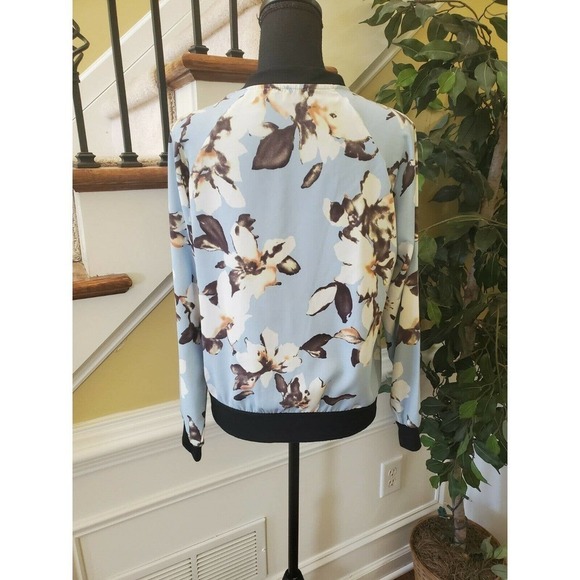 West Kei Top Jacket Floral Small Full Zip - Picture 5 of 9